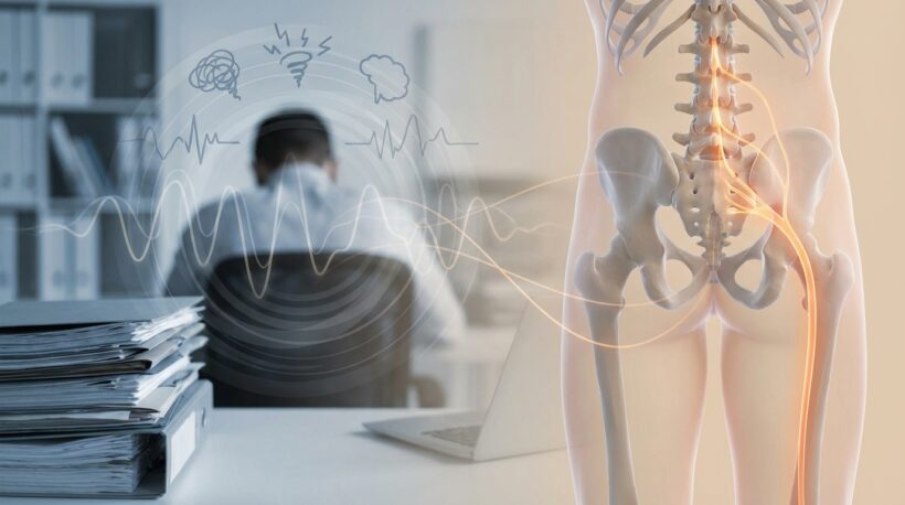 Psychosomatyka rwy kulszowej – czy stres może wywołać ból kręgosłupa? Psychosomatyka rwy kulszowej – czy stres może wywołać ból kręgosłupa?