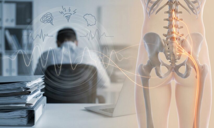 Psychosomatyka rwy kulszowej – czy stres może wywołać ból kręgosłupa? Psychosomatyka rwy kulszowej – czy stres może wywołać ból kręgosłupa?